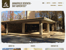Tablet Screenshot of annapolis-sda.org